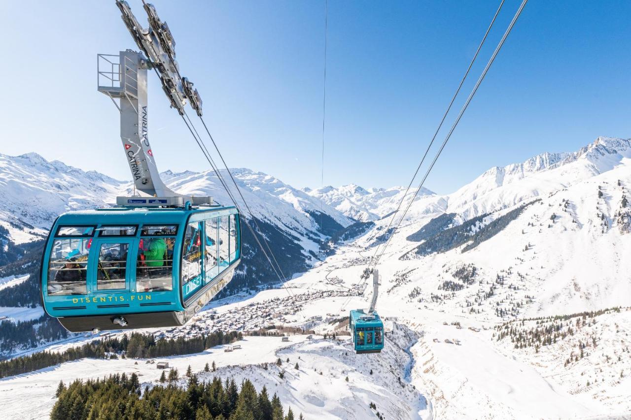 Catrina Hotel Disentis Bagian luar foto