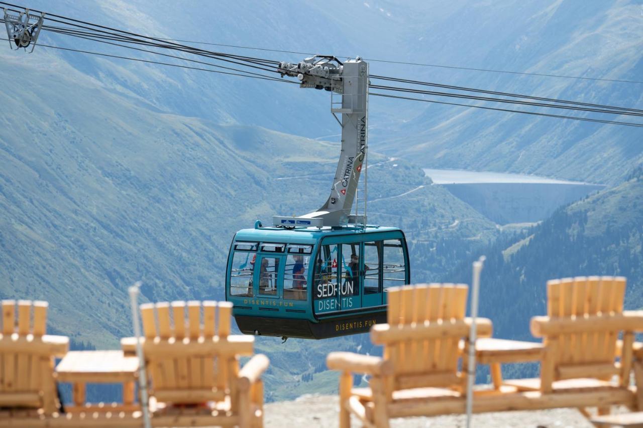 Catrina Hotel Disentis Bagian luar foto
